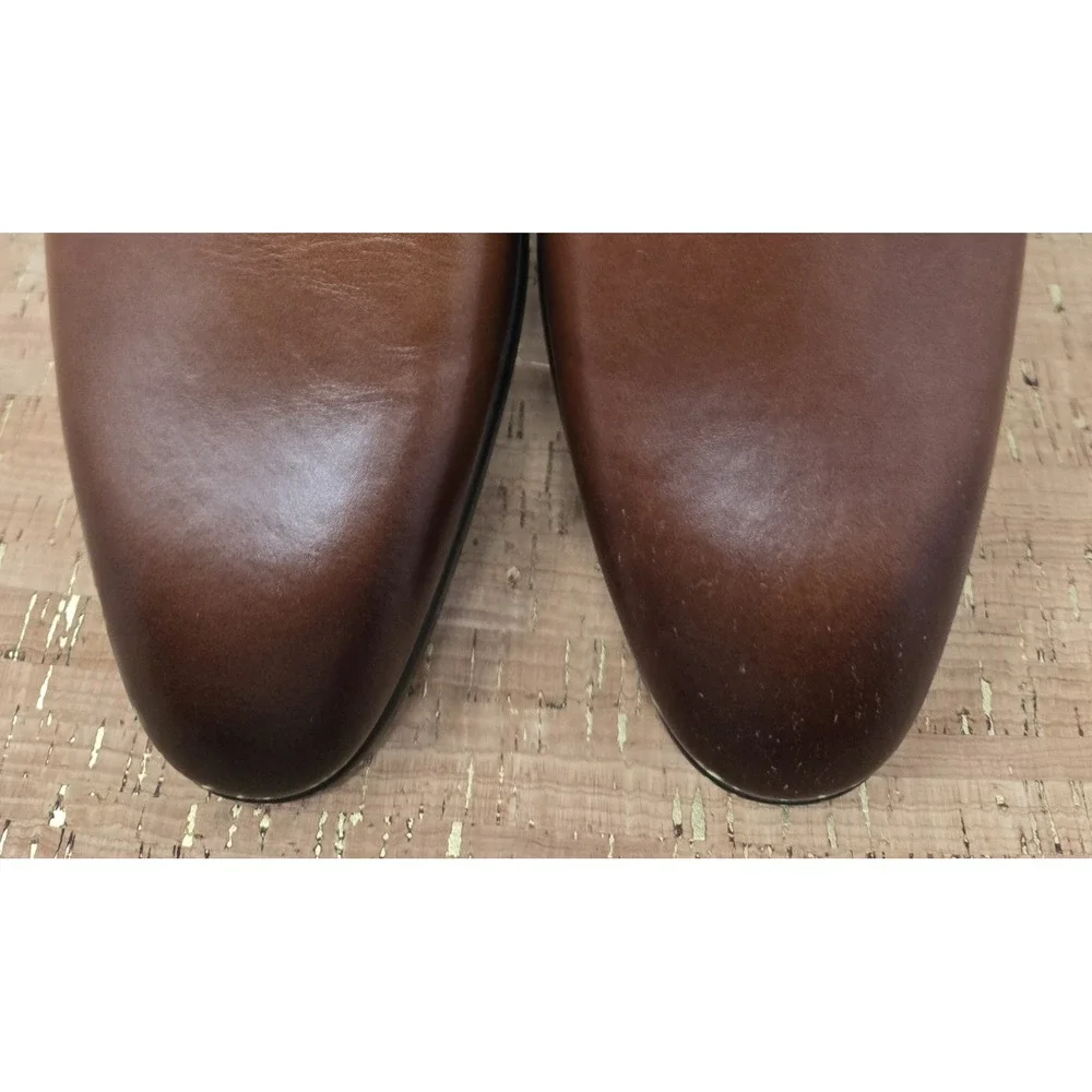 Ted Baker London Shoes Mens 10‎ Watele Leather Dress Oxfords Plain Toe Tan
